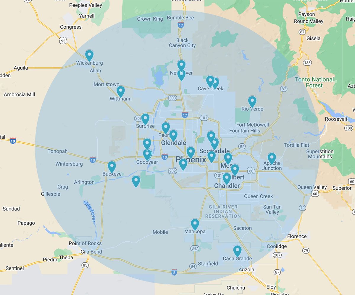 service area map